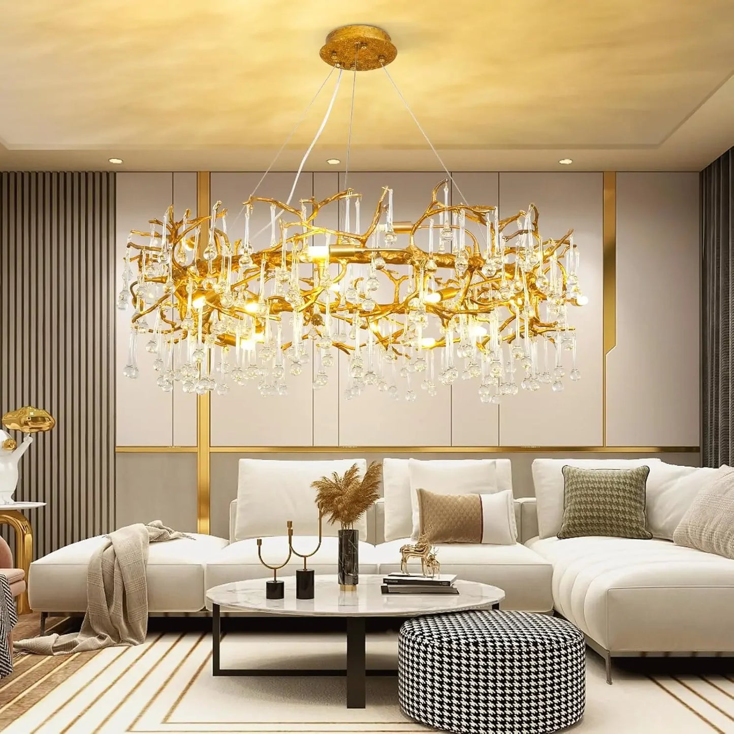 Crystal Chandelier for Dining & Living Room