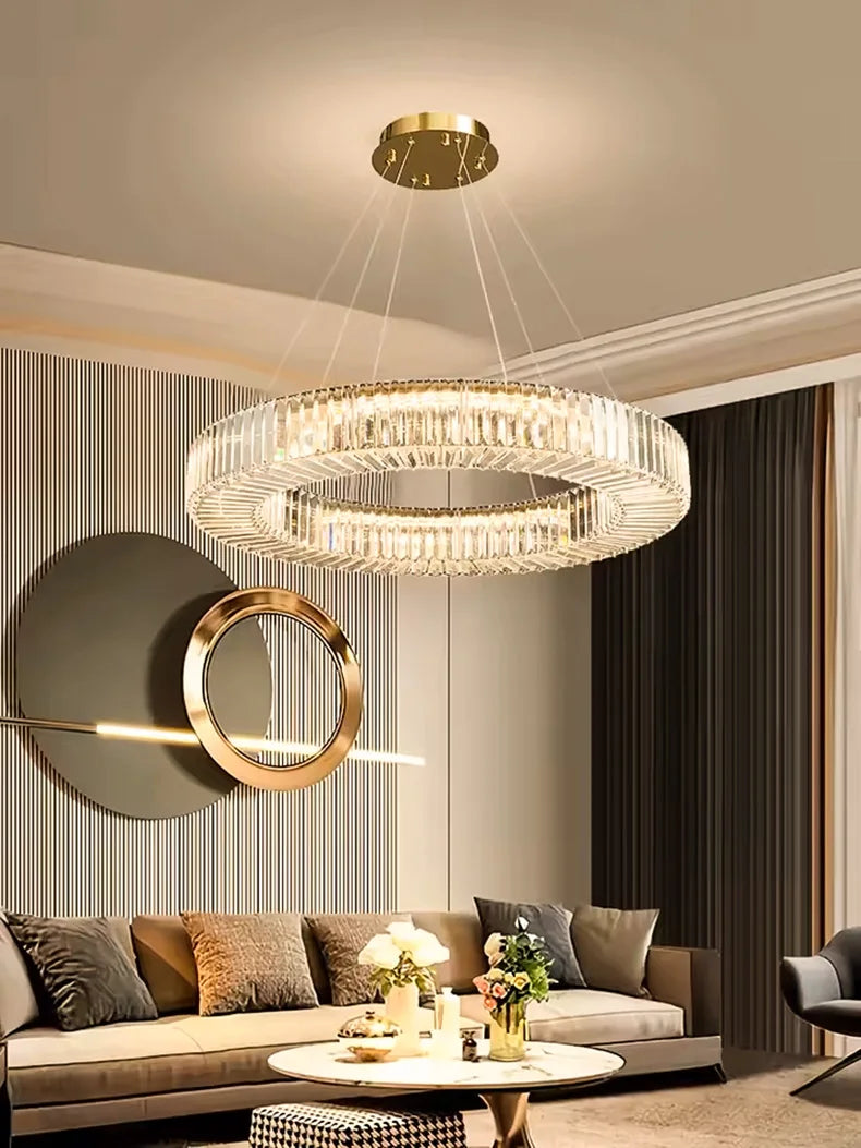 French Style Glass Chandelier