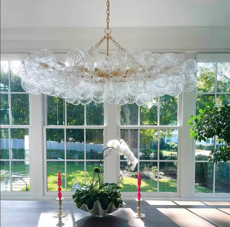 Light Luxury Hanging Bubble Chandelier