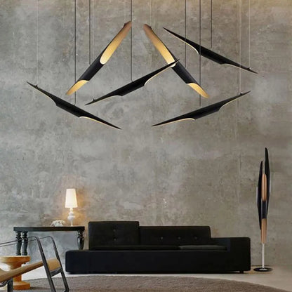Long tube simple chandelier