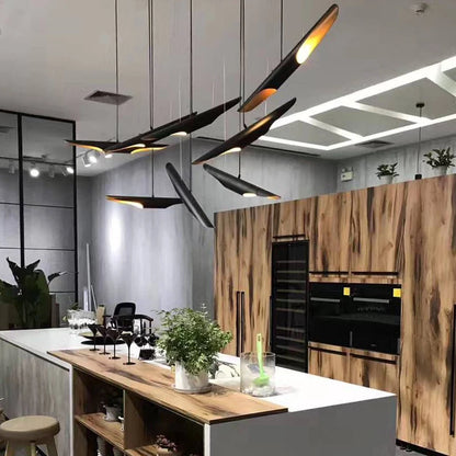 Long tube simple chandelier