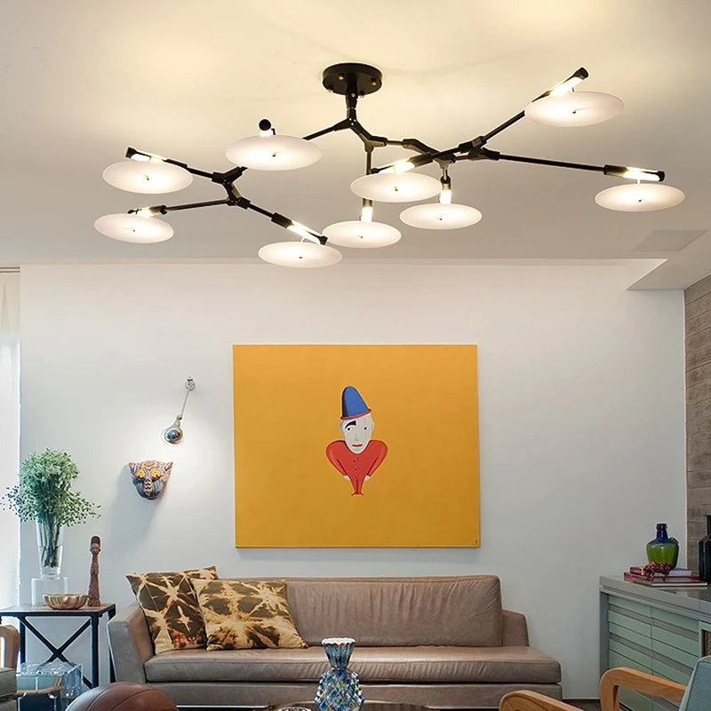 Modern Molecule Chandelier