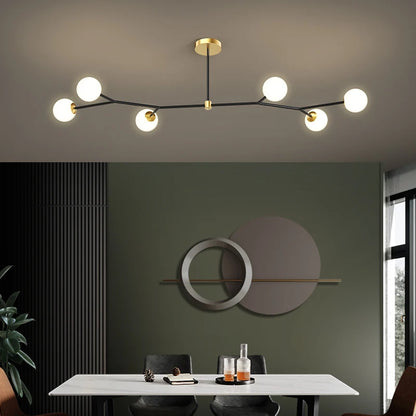 Nordic tree glass chandelier