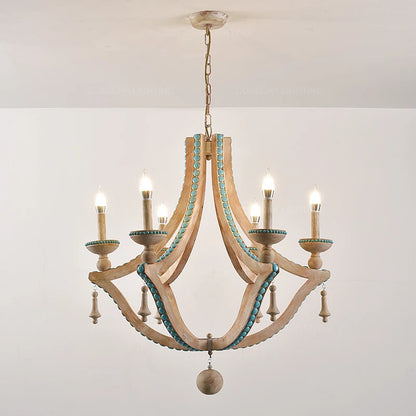 Loft Nordic Wood Chandelier