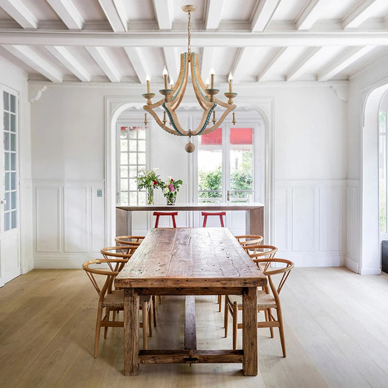 Loft Nordic Wood Chandelier