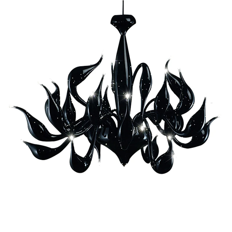 Italian Swan Neck Chandelier