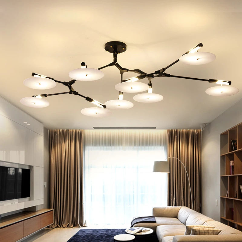 Modern Molecule Chandelier