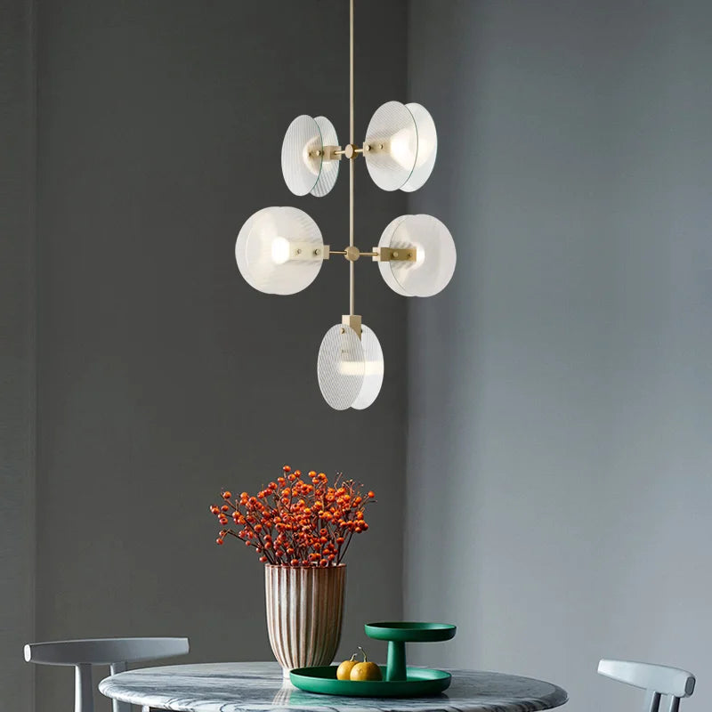 Gold Nordic Hanging Chandelier