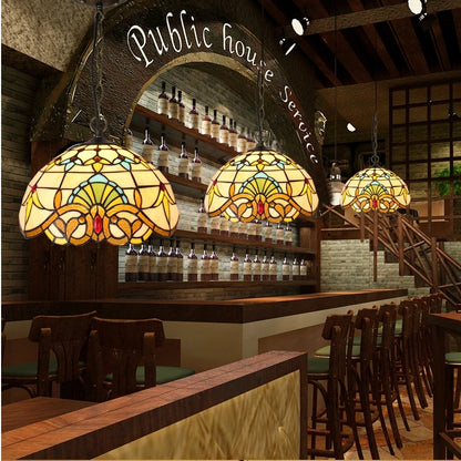 Vintage Tiffany Peacock Chandelier