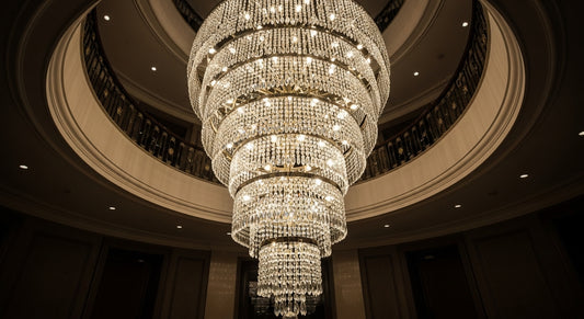 Galaxy Spiral Crystal Chandelier