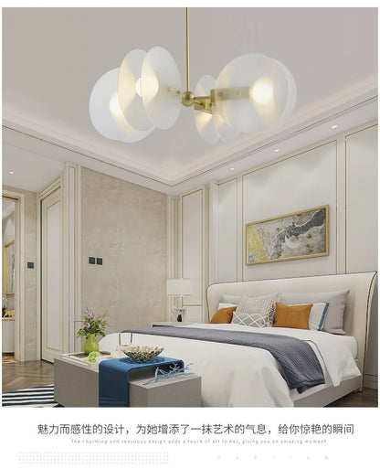 Gold Nordic Hanging Chandelier