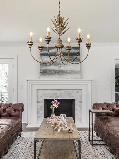 Creative American country retro chandelier