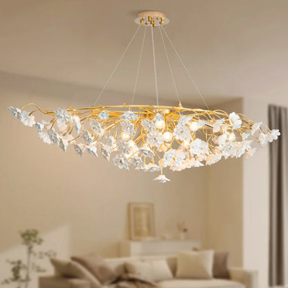 Designer Floral LED Hanging Chandelier
