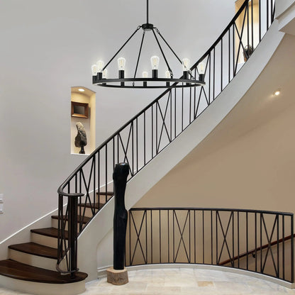 WagonBlack Chandelier