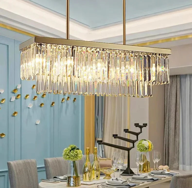 Elegant Crystal Hanging Lamp