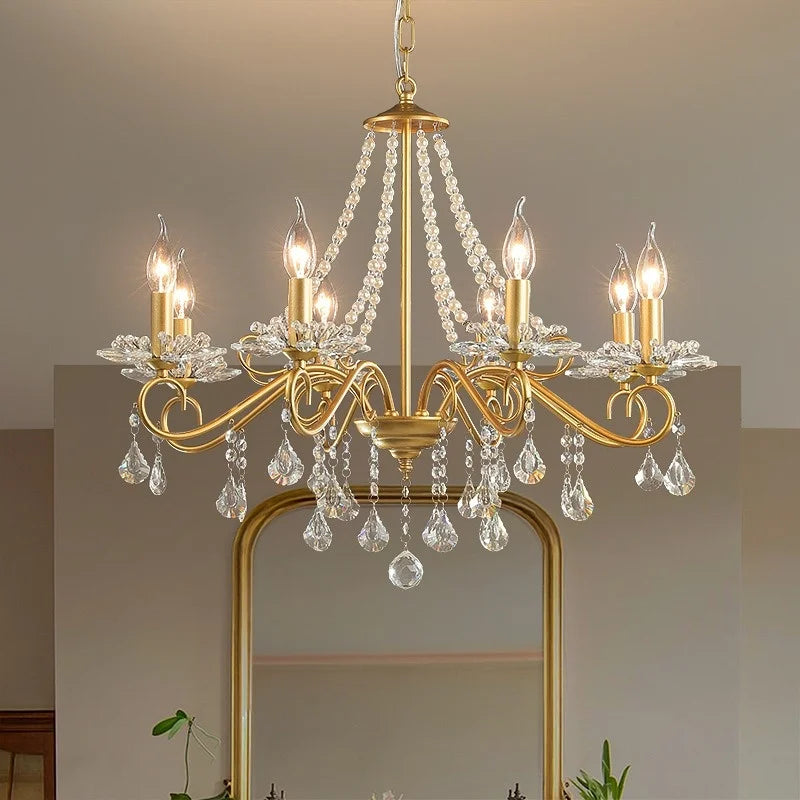 FrenchGold Crystal Chandelier