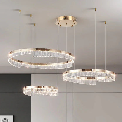 Round Ring Led Chandelier Design