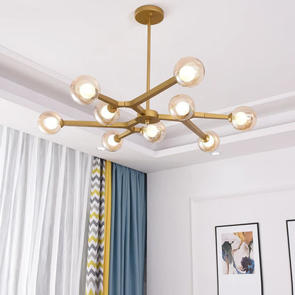 Designer Golden Tree Chandelier
