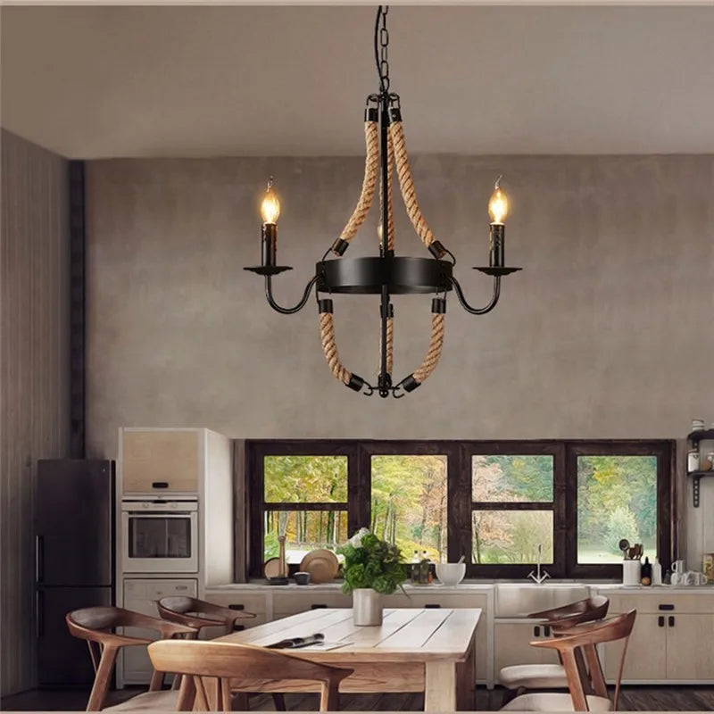 Vintage Loft Retro Personality Chandelier