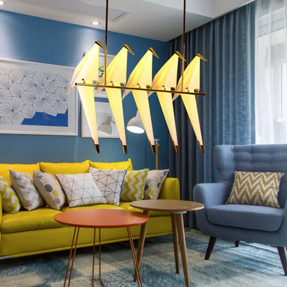 Designer LED Bird Hanging Chandelier