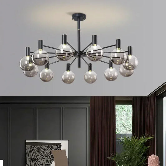 Glass Ball Ceiling Chandelier