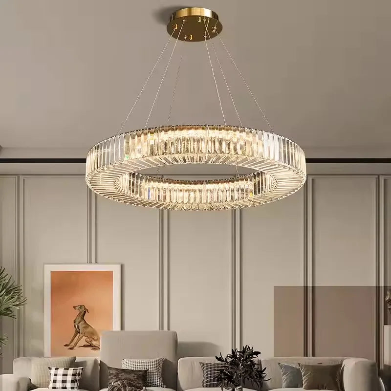 French Style Glass Chandelier