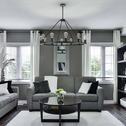 WagonBlack Chandelier