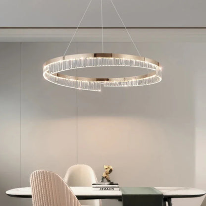 Round Ring Led Chandelier Design