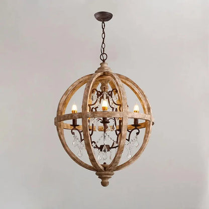 Wooden Home Decor Chandelier