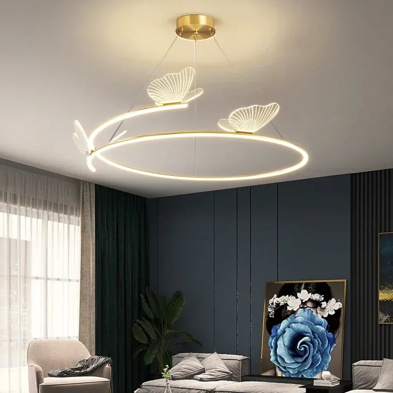 Butterfly LED Hanging Chandelier