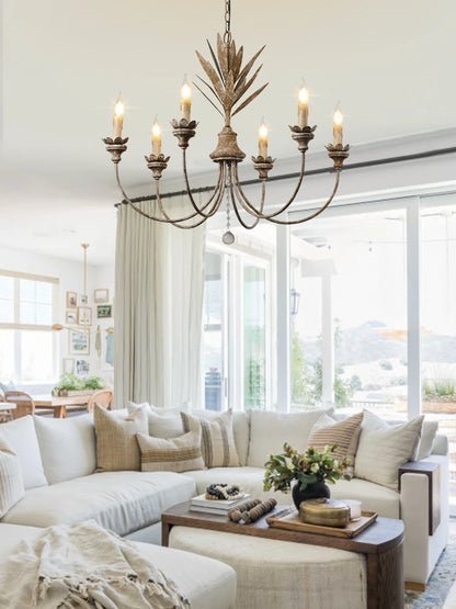 Creative American country retro chandelier