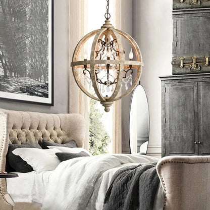 Wooden Home Decor Chandelier