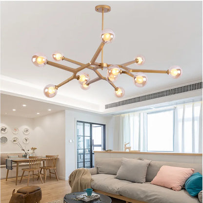 Designer Golden Tree Chandelier