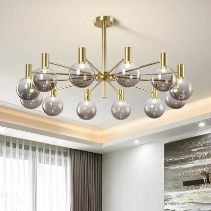 Glass Ball Ceiling Chandelier
