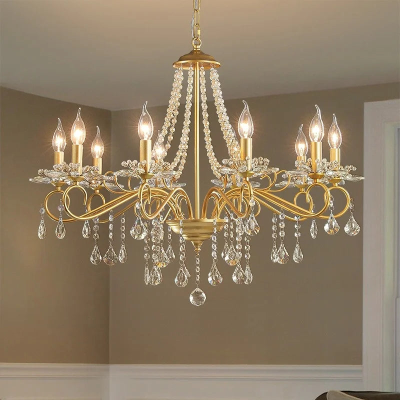FrenchGold Crystal Chandelier
