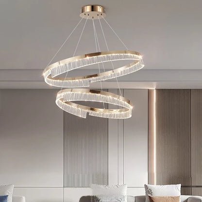 Round Ring Led Chandelier Design