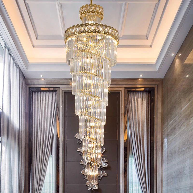 Villa Lobby Crystal Chandelier