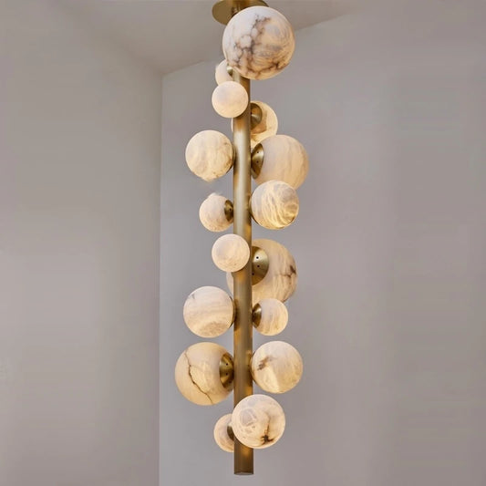Marble Ball Chandelier for Dining & Lobby
