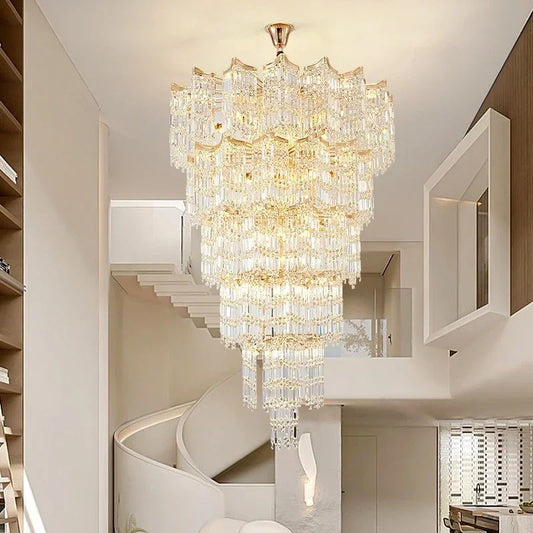 Luxury Hanging Crystal Chandelier for Villa & Lobby