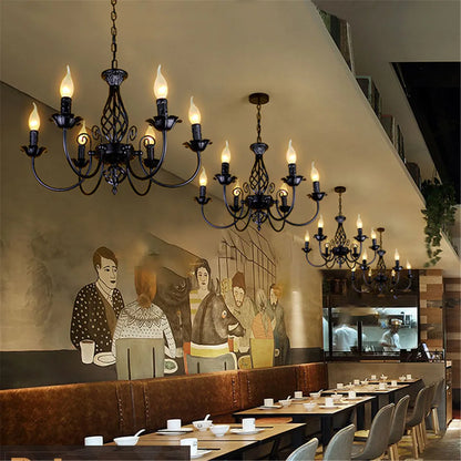 NoirForge Chandelier