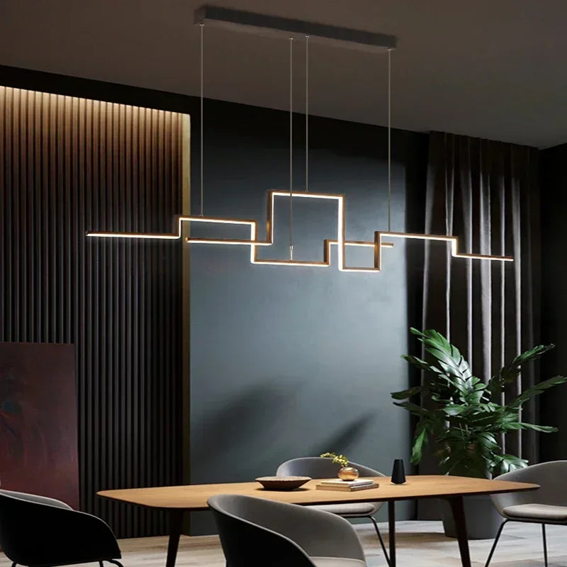 Creative Geometric LED Pendant Chandelier