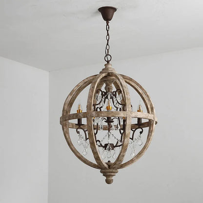 Wooden Home Decor Chandelier