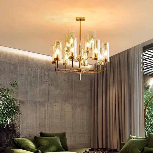 Modern LED Lustre Chandelier for Living & Dining Room