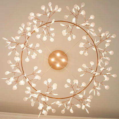 Rose Gold Firefly LED Pendant Light