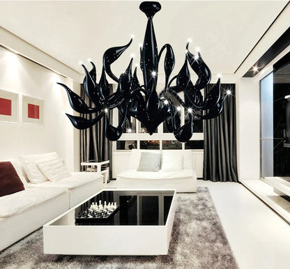Italian Swan Neck Chandelier