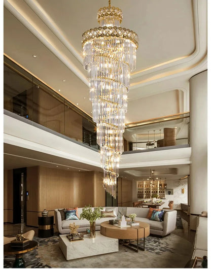 Villa Lobby Crystal Chandelier
