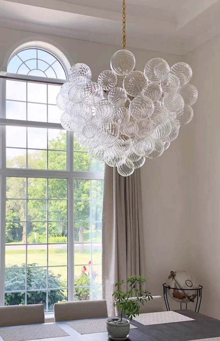Light Luxury Hanging Bubble Chandelier