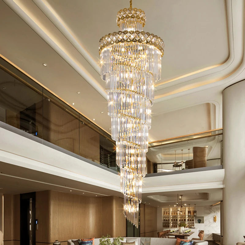 Villa Lobby Crystal Chandelier