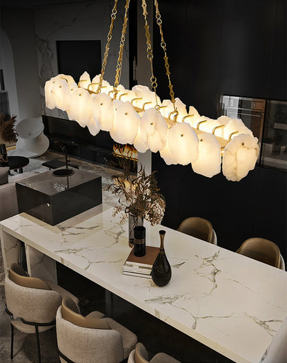 Natural Marble LED Chandelier