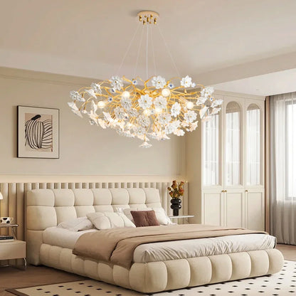 Designer Floral LED Hanging Chandelier